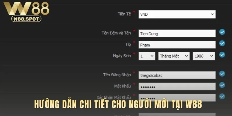 W88 45 Lộ trình W88 cho người mới từ tài khoản đến giao dịch